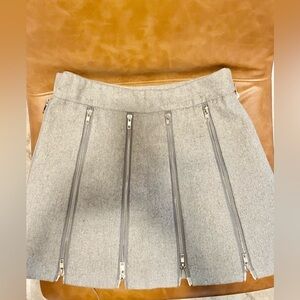 Zara Plaid Pleated Zipper Mini Skirt RARE 🔥🔥